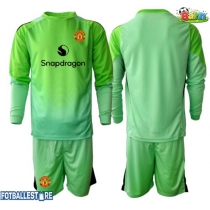 Manchester United Keeper Tredjedraktsett Barn 2025-26 Langermet (+ Korte bukser)